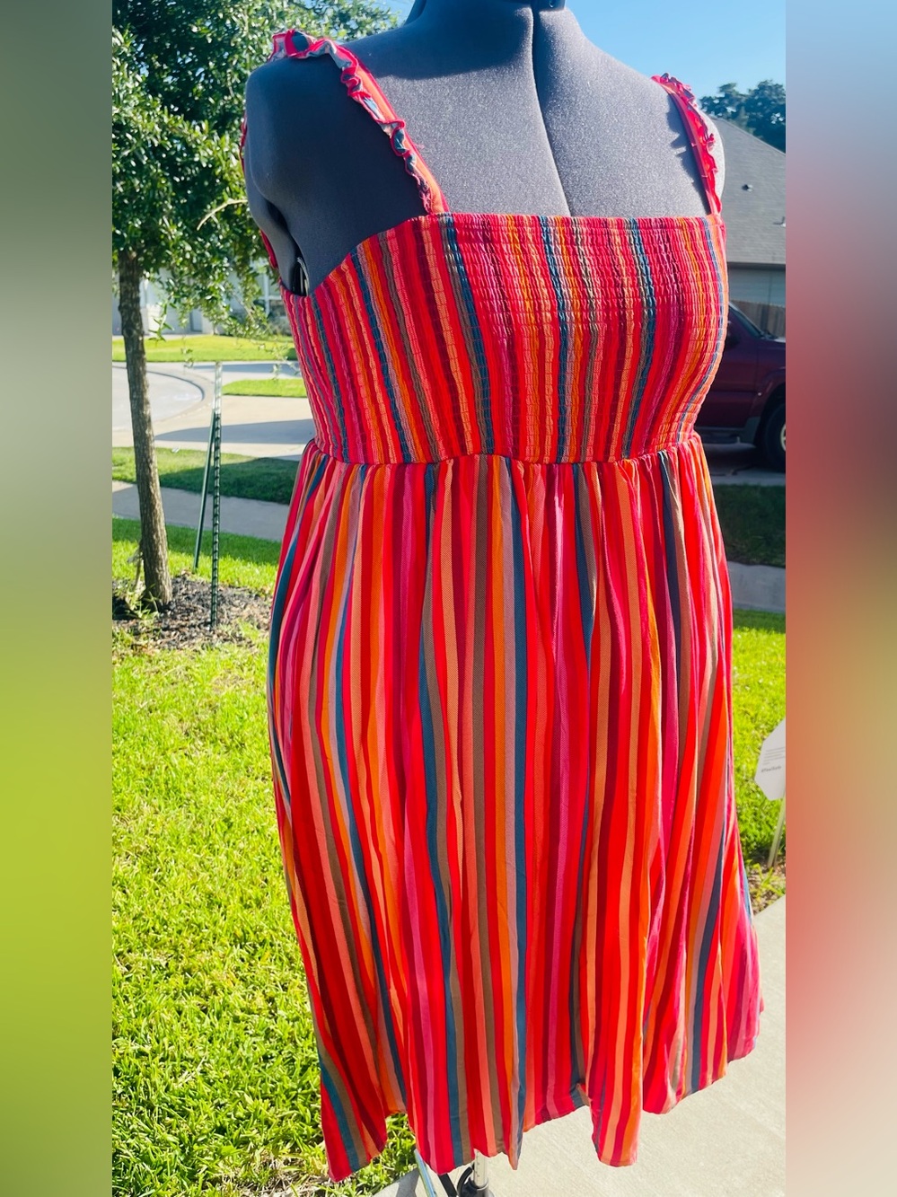 Torrid Colorful Striped Sundress